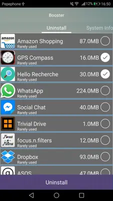 Cache Cleaner-DU Speed Booster (booster & cleaner) android App screenshot 1